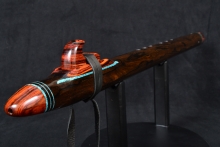 Ziricote Native American Flute, Minor, Bass B-3, #F34B